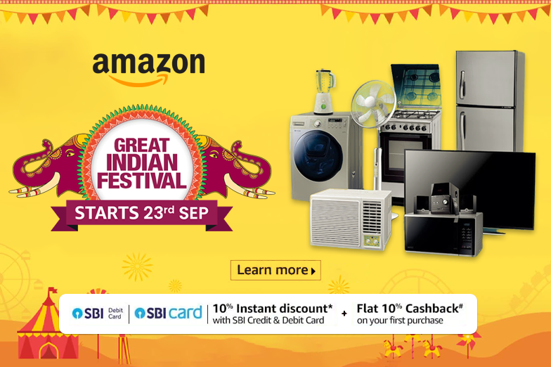 Amazon Great Indian Festival Sale to Start With Deals on Smartphones, Laptops, and More