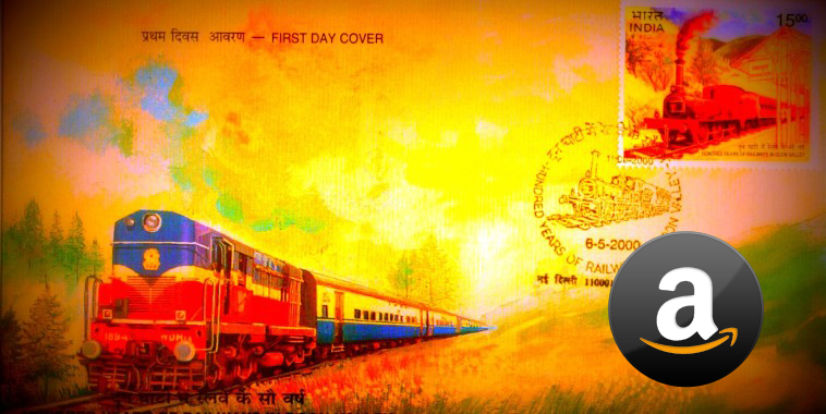 Amazon collaborates with Indian Railways!