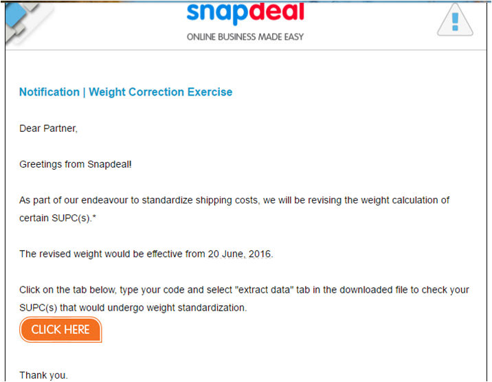 Snapdeal revises weight charges again? Why is the Marketplace so indecisive?
